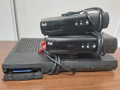 Bell Standard Definition Digital Satellite TV Receiver 30$ea one 3100 and three 4100 no remote inclu...