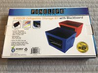 Storage Kit With Blackboard 6 piece Collapsible