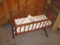 Solid Maple Swinging/Rocking Cradle