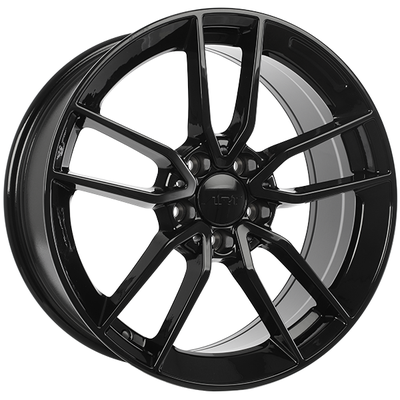 18" DAI Replica 177 Gloss Black Wheel + Zeta Winter Tire (225/40R18) - Single Rim & Tire