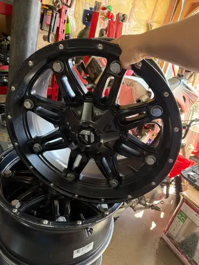 20” Rims black fuel $500 OBO (780) 340-4653