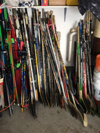 Hockey Sticks, Goalie Set, Helmets, Gloves, Elbow Pads