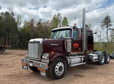1999 Western Star 4964FX 6x4 flat top Truck Tractor, Cummins N14 6 Cylinder Diesel Engine, 1998 US E...