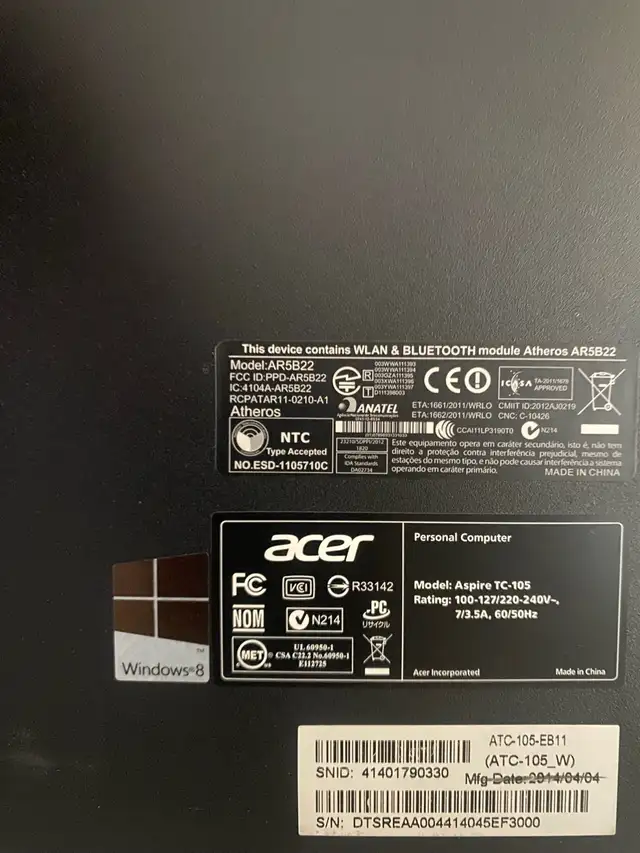 Acer Aspire Desktop Computer in Desktop Computers in Oakville / Halton Region - Image 5