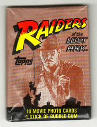 1981 TOPPS INDIANA JONES RAIDERS OF THE LOST ARK WAX PACK