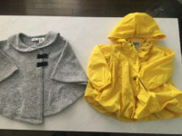 Toddler Girls Jacket and Poncho - size 4T