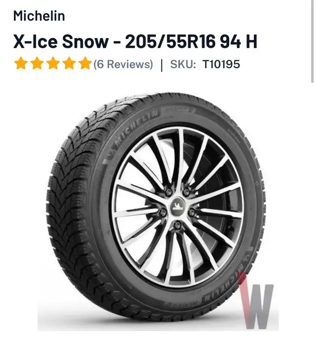 Michelin winter tires on rims in Tires & Rims in Ottawa - Image 2