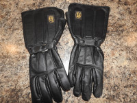 Women's long motorcycle Gauntlet gloves made by Bristol size sm