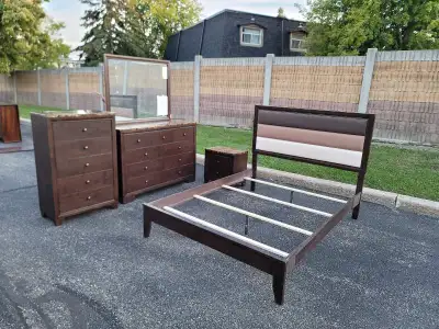 Coffee table 300 Dinner table 300 Bedroom set 300 Please contact Shahroze 6472034786 If the ad is up...