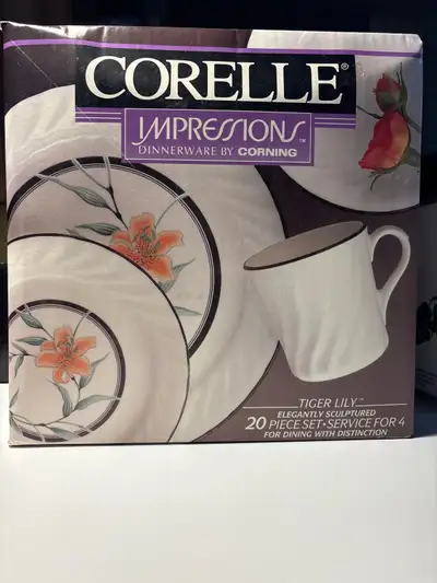 Corelle Impressions Dinnerware 20 pcs set for 4 persons, View more