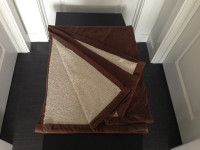 Couch Throw Blanket Warm Plush Brown Thick