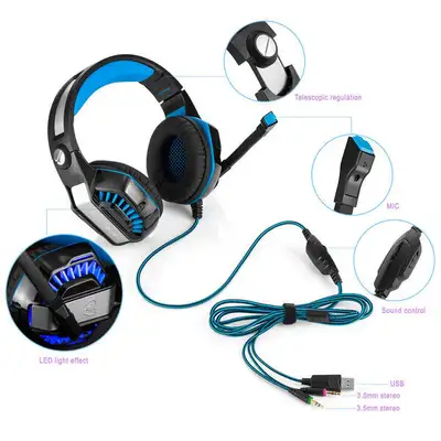 Beexcellent GM-2 Pro Gaming Over-Ear Headset with Mic, PS4 PC Ga, View more