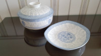 serving dishes -- bowl and platter
