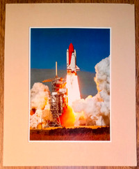 Nasa Photo Space Shuttle Discovery Launch 1990's #NN EX+ Beige F