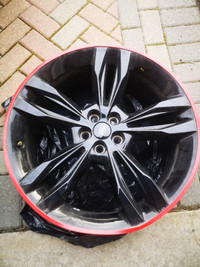 2022 21" Ford Edge OEM Black Alloy rims