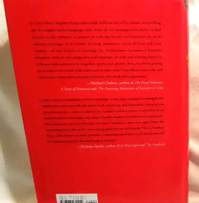 Stephen King - Lisey's Story Hardcover Book in Fiction in Hamilton - Image 3
