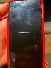 256 gb iPhone X minor cracks full screen still works