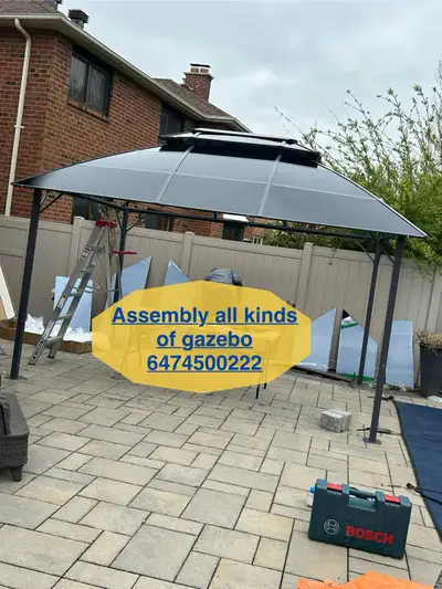assembly of gazebo, View more