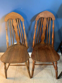 WOW Antique Braceback chair set - 2