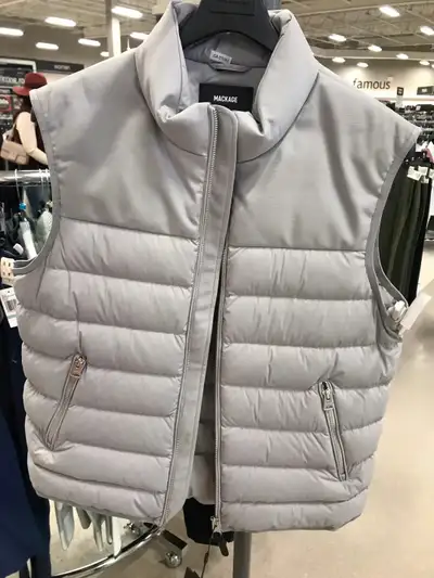 mackage down vest, View more