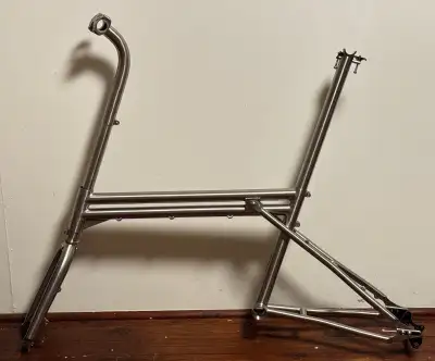 Swift Folder Bicycle Frame in Titanium, View more