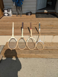 vintage Tennis Racquets Badminton