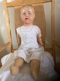 Antique "A Reliable Doll " Canada Rare- All Original Clothes