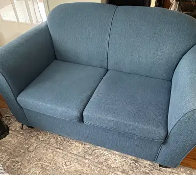 Blue 3 separated couches , View more