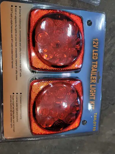 6 new trailer light kits available, 25$ each