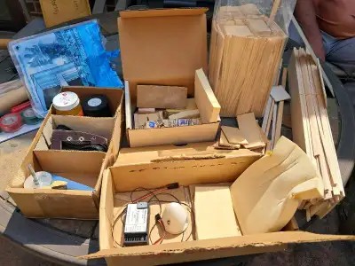 I'm selling a comprehensive set of hobby craft supplies, perfect for model building and various DIY...