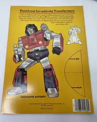 RARE "The Transformers-The Autobot Smasher" Coloring Bk-Jet Toy