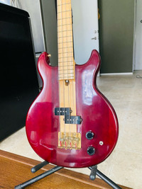 Hondo II SD Curlee Vintage Bass Guitar w/Hard   Case   - MIJ