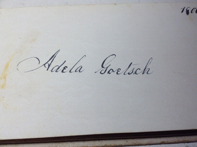 Antique 1900 Autograph Album Book in Arts & Collectibles in Vancouver - Image 2
