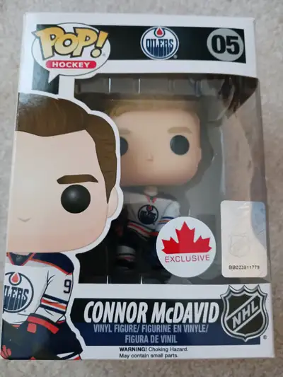 Funko Pop 5 NHL Connor McDavid Edmonton Oilers Away White Jersey, View more