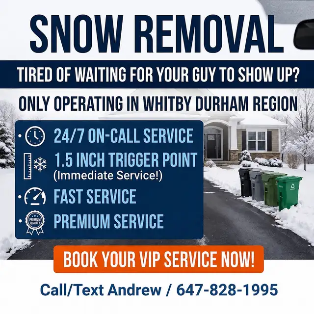 Snow Removal / Whitby 
