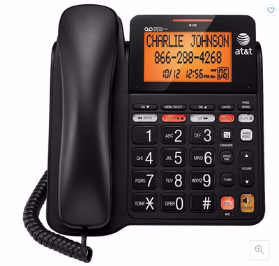 Téléphone de maison avec répondeur AT&T, View more