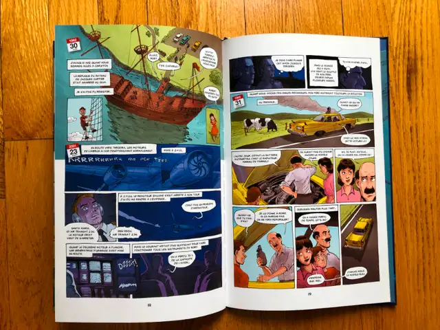 COMIC STRIP * THE NOTEBOOKS OF COMMANDER ROBERT PICHÉ * THE FLIGHT63006662111491122