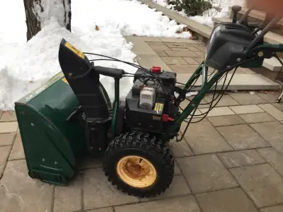 Excellent working 25" snowblower for $200, View more