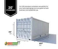 ON SALE NOW 20ft shipping containers 