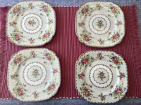 4 Royal Albert Petit Point Bread and Butter Plate 6 1/4”