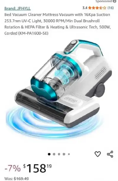 Bed Vaccuum Cleaner, View more