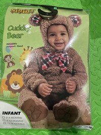 Halloween bear costume for infants 12-18 months