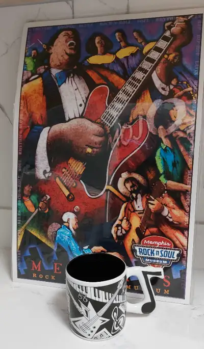 12 in x 18 in U.S. ColorPrint No. 0185 Mississippi Musics SEALED ... BRAND NEW ... RARE FIND Collect...