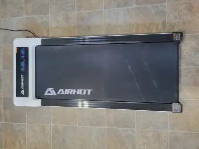 Airhot walking pad gently used with remote to control 18 speeds , counts calories , time and distanc...
