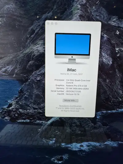 Mac computer 27 inches, View more