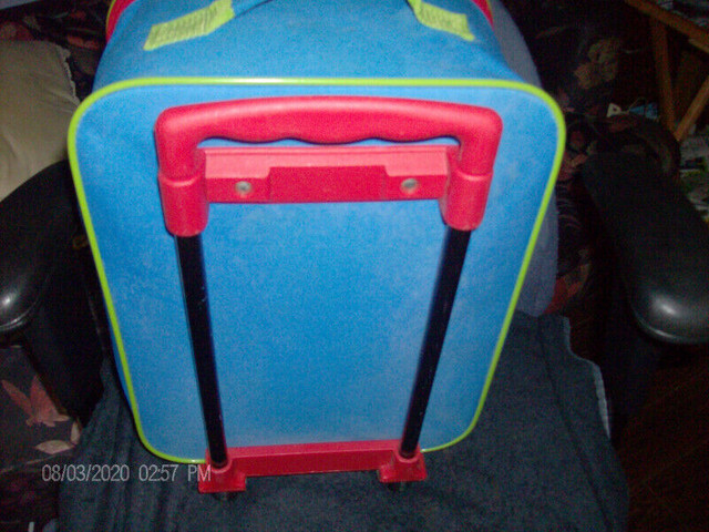 kids disney mcqueen luggage on wheels and sleeping bag in Toys & Games in City of Toronto - Image 3