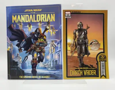 Star Wars The Mandalorian Season 1 Graphic Novel TPB First comic appearance of Din Djarin & Grogu ....
