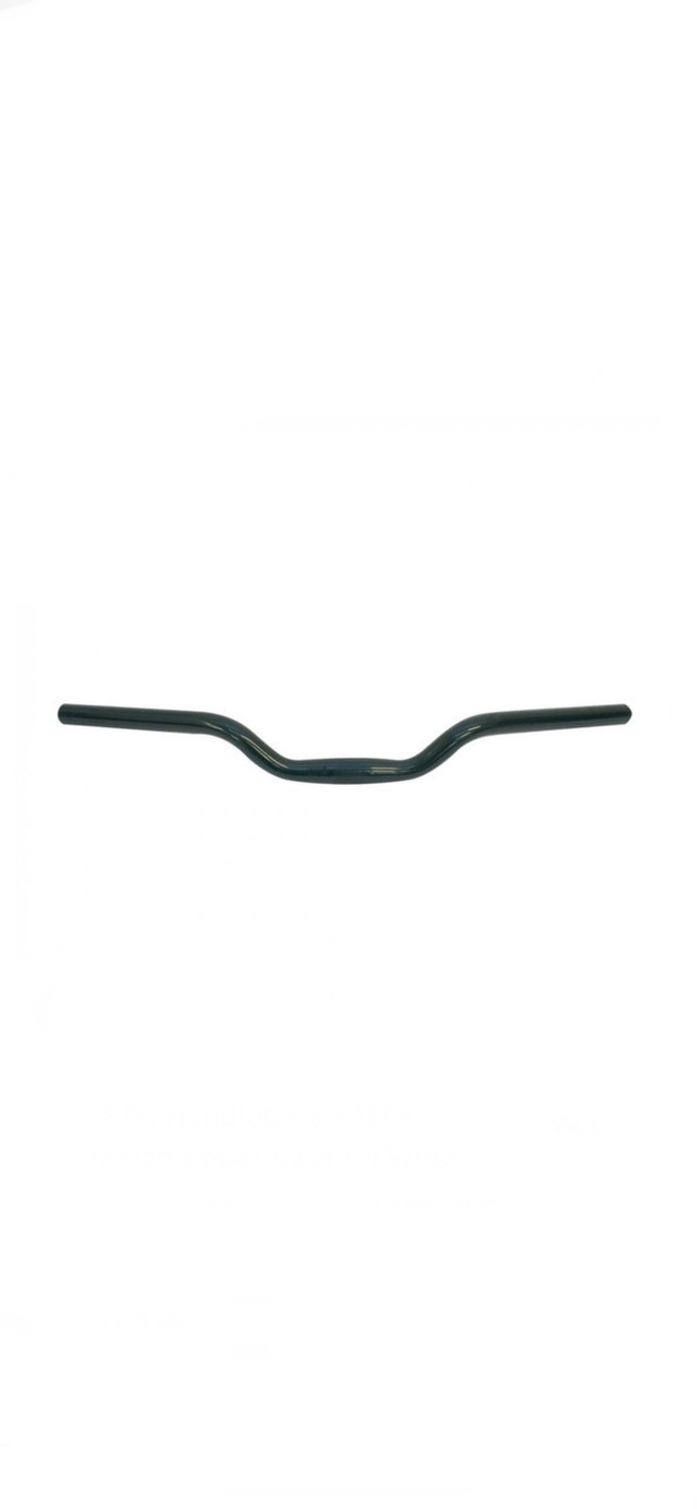 New Aluminum Alloy Riser Bicycle Handlebars 100mm 50mm 25.4 Blk in Frames & Parts in Oshawa / Durham Region - Image 2