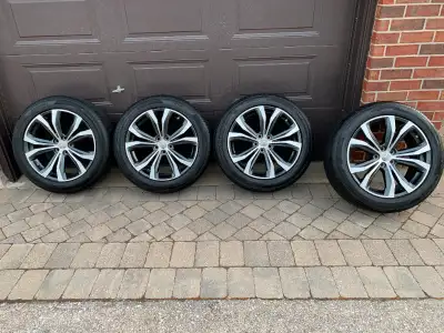 Rims came off 2016 Lexus RX 350 Executive trim with tire pressure sensors and are painted/polished a...