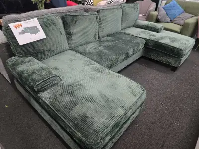 BNIB C-shaped Sectional Couch, View more